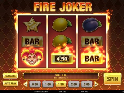 Игровой аппарат Fire Joker — Play'n GO