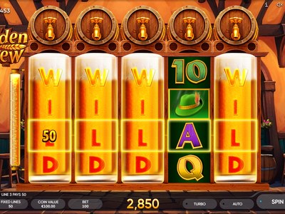 Игровой аппарат Golden Brew от Endorphina