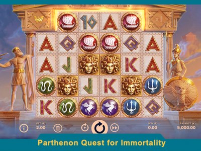 Игровой автомат Parthenon Quest For Immortality от NetEnt